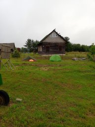 Утро палаточный лагерь